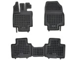 Covorase auto Toyota Highlander (Xu70), 11.2019-, model: Versiunea pentru 5 persoane, negru; elastomer, RapidAuto