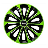 Set 4 capace roti Extra strong green R16 pentru gama auto Jeep, Autohelix MSA