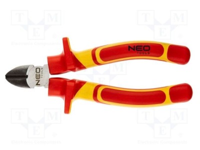 Clești laterali izolați pentru tăiere 160mm NEO TOOLS foto