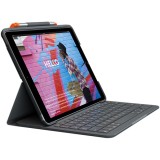 LOGITECH Slim Folio for iPad (7th generation) / iPad AIR (3rd gen) - GRAPHITE - UK - BT - INTNL - OTHER, &quot;920-009480&quot; (timbru verde 0.8 lei)