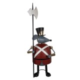 Cumpara ieftin Figurina Craciun Soricel metal multicolor 50x37x127 cm