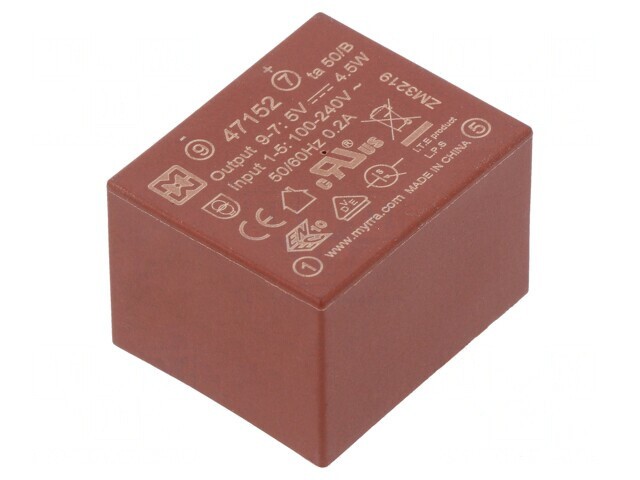 Convertor AC/DC 4.5W 85-265VAC 5VDC Output