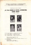 TSV - EMISIUNEA DE MARCI POSTALE , AL III-LEA CONCURS SI FESTIVAL INTERNATIONAL GEORGE ENESCU