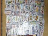 Plicuri filatelice 2025 diferite 25 timbre straine 25 romanesti