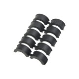 Set de 8 garnituri din silicon pentru ghidon de bicicletă, de la 31.8 la 25.4/22.2, garnitură pentru ghidon