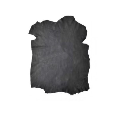 Piele naturala bovina pentru tapiterie neagra grosime 1.8 mm finisaj mat bucata intreaga aproximativ 2.26 m &amp;sup2; foto
