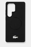 Lacoste carcasă de telefon Samsung Galaxy S25 Ultra culoarea negru, LCHMS25LSMAK