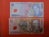 Bancnote 50000 lei + 100000 lei 2001(2001) - UNC +++