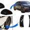 Capace Oglinzi cu Grila Aripa Aerisiri Laterale Mercedes A-Class W177 (05.2018-2022) V177 (09.2018-2022) Night Package Look Performance AutoTuning