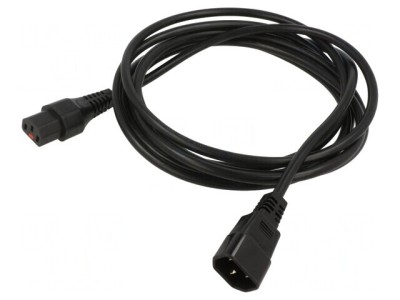Cablu de Alimentare IEC C13 la IEC C14 cu Blocare 3.5m foto