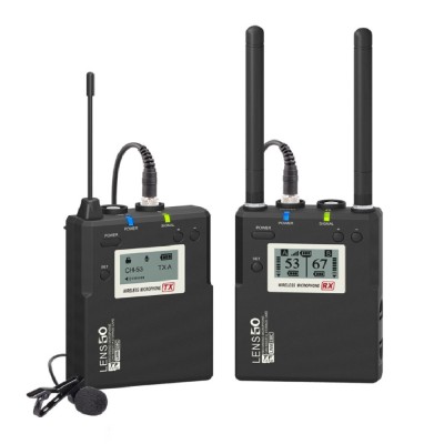 Microfon lavalieră wireless LENSGO LWM-338C foto