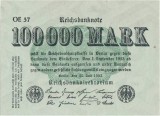 1923 (25 VII), 100.000 mark (P-91a) - Germania - stare UNC!