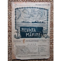 REVISTA MARINEI NR. 3 IULIE,AUGUST,SEPTEMBRIE 1926
