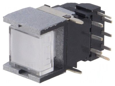 Comutator Tastatură DPST-NO cu LED 12V 0,05A foto