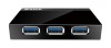 HUB extern D-LINK, porturi USB: USB 3.0 x 4, conectare prin USB 3.0, alimentare retea 220 V, negru, &quot;DUB-1340&quot; (timbru verde 0.8 lei)