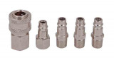 Cuple rapide pentru aer prindere 1/4&amp;quot; set 5 piese RD-QC01