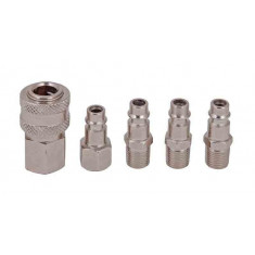 Cuple rapide pentru aer prindere 1/4&amp;quot; set 5 piese RD-QC01