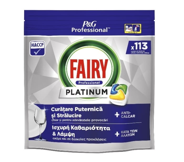 FAIRY Professional Platinum Detergent Masina Spalat Vase 113 capsule