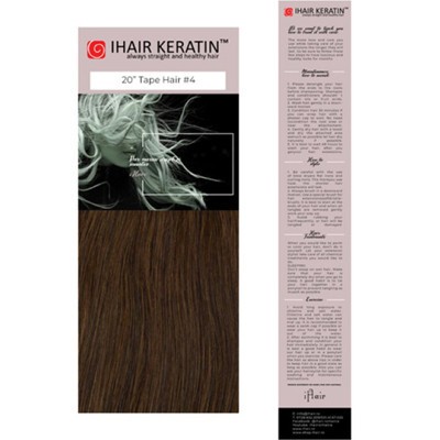 Extensii cu Banda nr.4 Blond Aluna Tape On Ihair Keratin foto