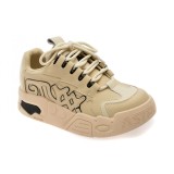 Pantofi sport GRYXX bej, 10201, din piele ecologica