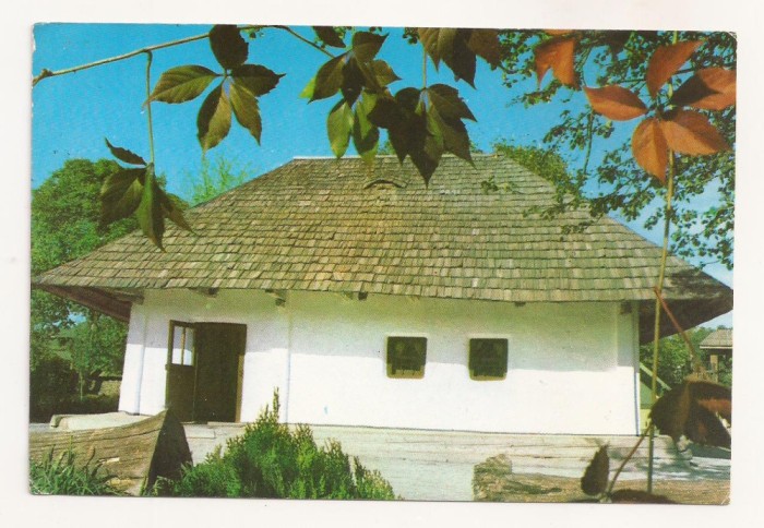 RF37 -Carte Postala- Humulesti, casa memoriala I. Creanga, circulata 1970