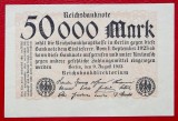 Germania 50.000 50000 MARK 1923 stare foarte buna **
