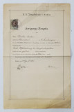 CERTIFICAT DE SALVAMONTIST , K.K. BERGAKADEMIE IN LEOBEN , PENTRU NESTOR JUSTIN DIN BLAJ , 1897