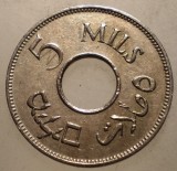 J.344 PALESTINA 5 MILS 1946