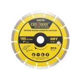 Disc diamantat segmentat 180 mm pentru beton si piatra, Crownman