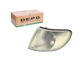 Lampa semnalizare fata AUDI A6 (C4), 07.1994-10.1997, DEPO, fata, partea stanga, tip bec PY21W; alb; fara soclu bec;