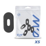 Cumpara ieftin Set 5 dopuri din silicon pentru compartimentul bateriei trotineta electrica Xiaomi 4 Lite (generatia a 2-a) original negru