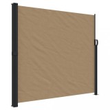 Cumpara ieftin Copertina laterala retractabila, gri taupe, 180x600 cm