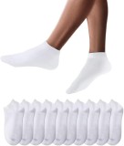 Cumpara ieftin Set 10 perechi de sosete sport YouShow, unisex, alb, 35-38 - OUTLET