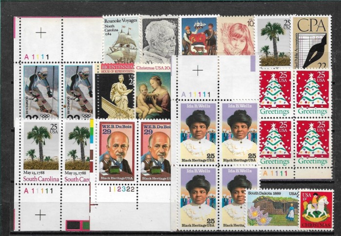 C5273 - lot tombre nestampilate MNH Statele Unite