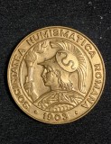 Medalie societatea numismatică Rom&acirc;nă 1903 secțiunea Suceava 15 ianuarie 1978