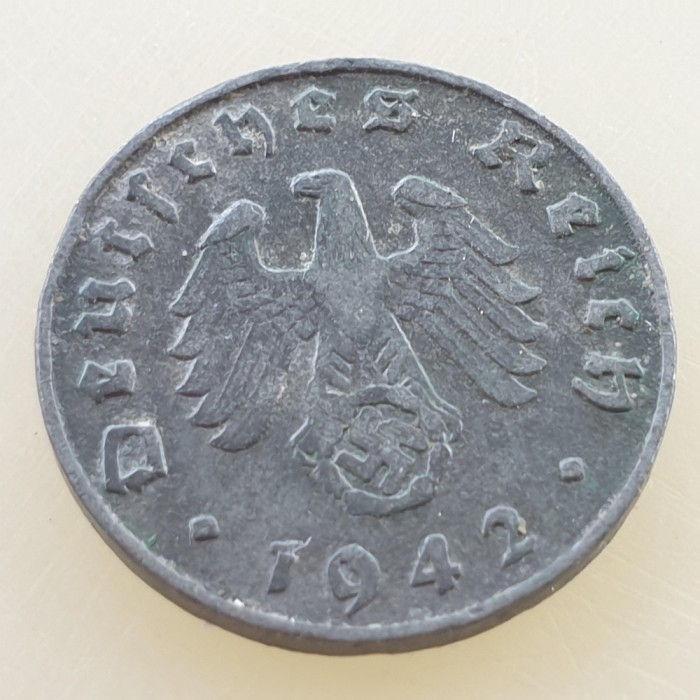 Germania 1 reichshpfennig 1942 B (Viena)