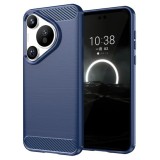 Husa pentru Huawei Pura 70 - Techsuit Carbon Silicone - Blue