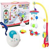 Carusel pentru patut cu proiector UFO, Malplay 104997