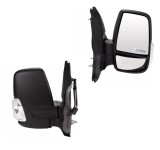 Oglinda usa exterioara FORD TRANSIT/TOURNEO, 10.2019-, dreapta, View Max, reglare electrica; texturat; cu incalzire; versiune scurta; convexa; crom;