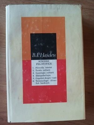 Scrieri filosofice- B. P. Hasdeu foto
