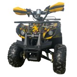 Cumpara ieftin Atv copii 125cc Mini Rocket Toronto 7&amp;quot; automat 4T benzina galben camo