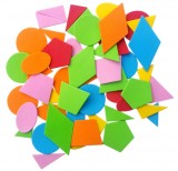 Stickere forme geometrice pentru activitati crafts,spuma,8g