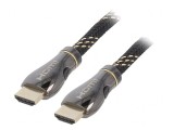 Cablu HDMI 2.1 Textil 2m Negru