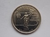 QUARTER DOLLAR 1999 USA -COMEMORATIV-PENNSYLVANIA
