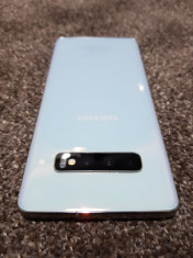 vand samsung galaxy s10 plus, pearl white,dual sim foto