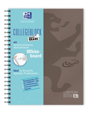 CAIET ORGANIZATOR OXFORD EUROPEANBOOK STUDENTS, A4+ 120F, HARTIE OPTIK 90G/MP, foto