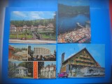 HOPCT LOT 3672 - IP - 4 CARTI POSTALE-SOVATA - JUD MURES-CIRCULATE, Circulata, Printata