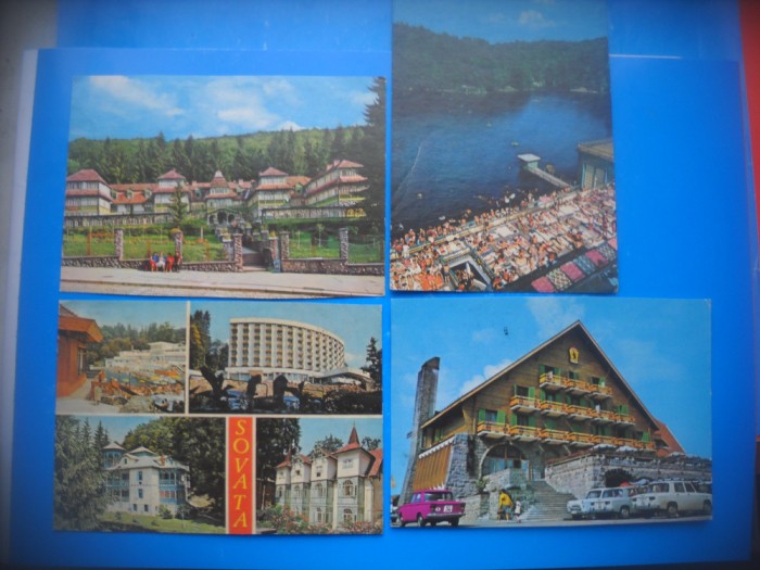 HOPCT LOT 3672 - IP - 4 CARTI POSTALE-SOVATA - JUD MURES-CIRCULATE