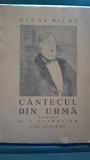 CANTECUL DIN URMA - OSCAR WILDE