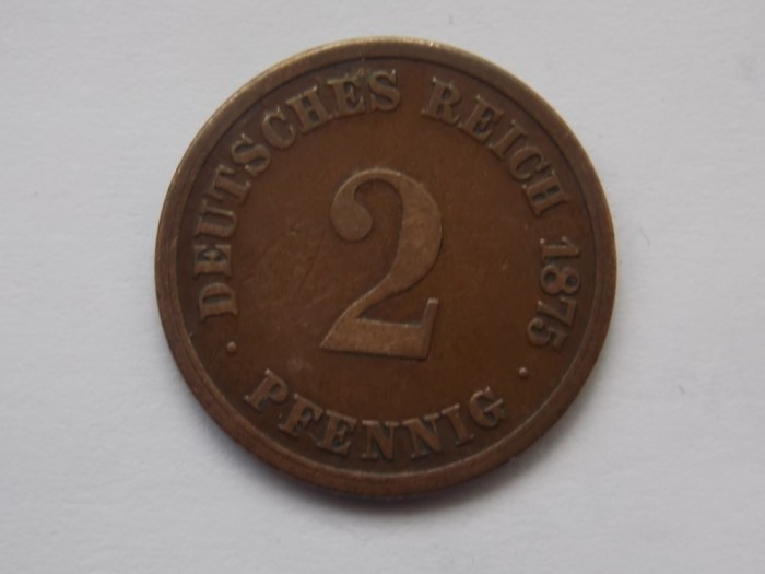 2 PFENNIG 1875 A GERMANIA